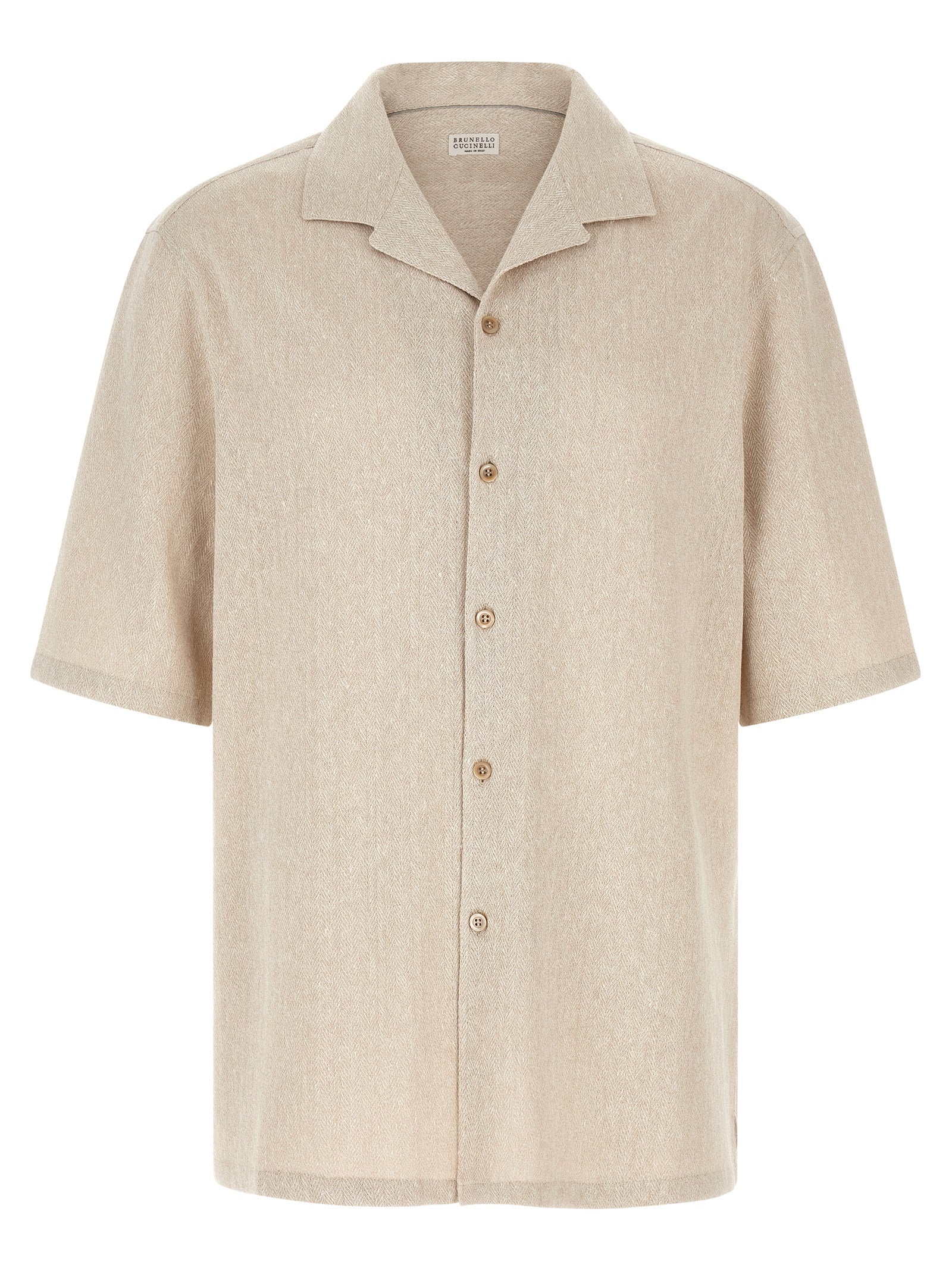 Beige Linen Blouse