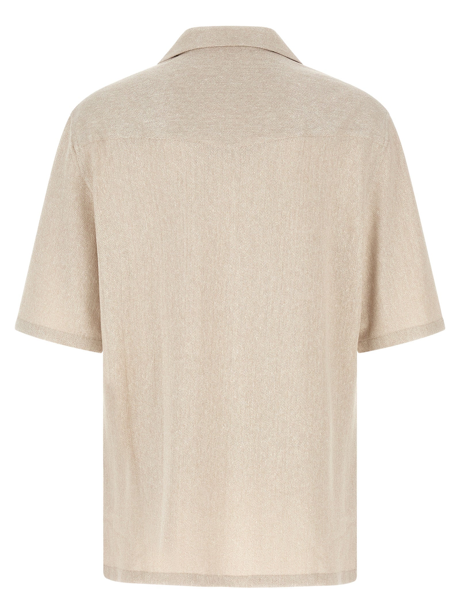 Beige Linen Blouse