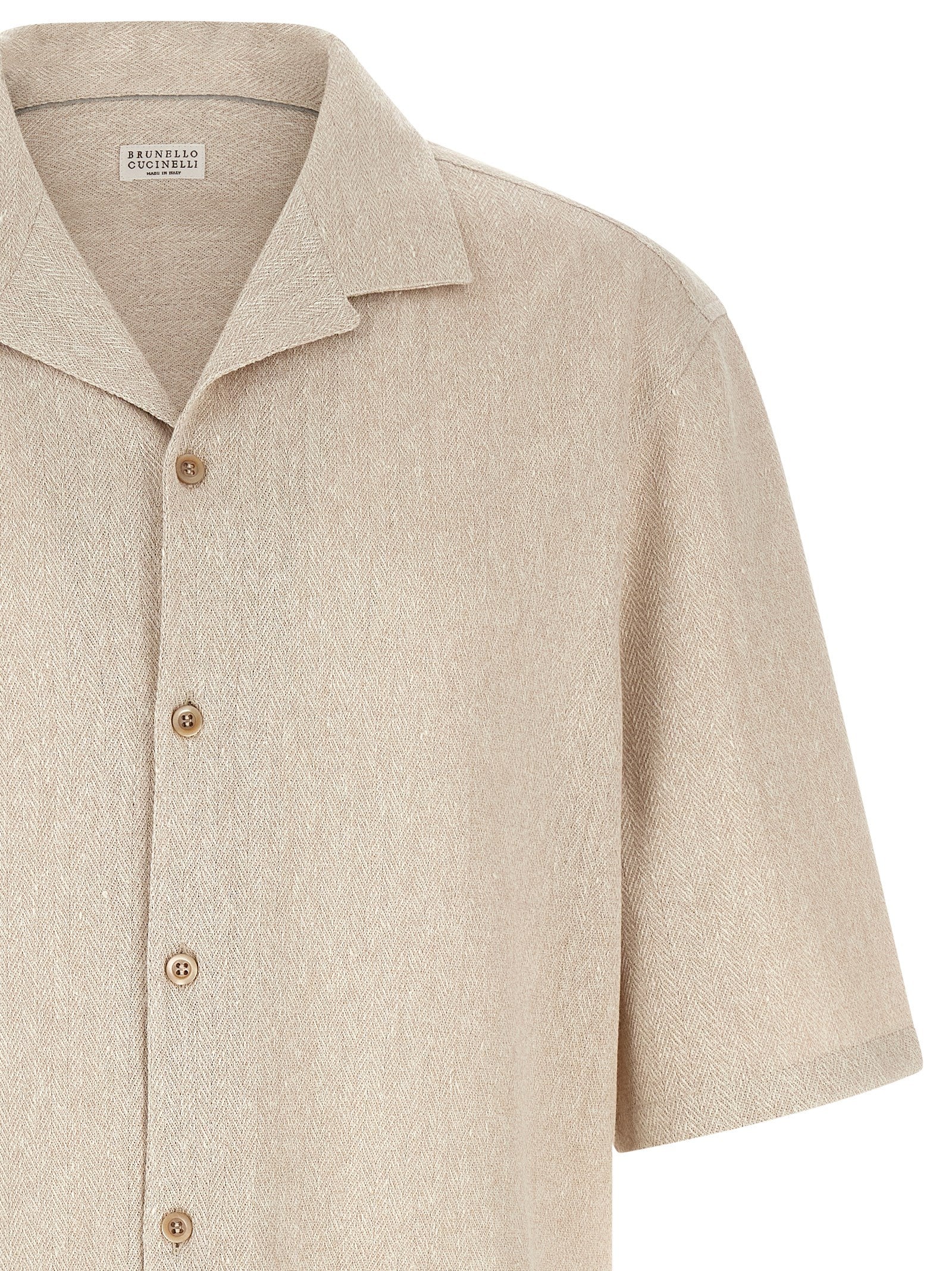 Beige Linen Blouse