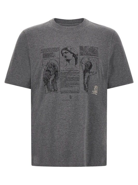 Gray Cotton T-Shirt