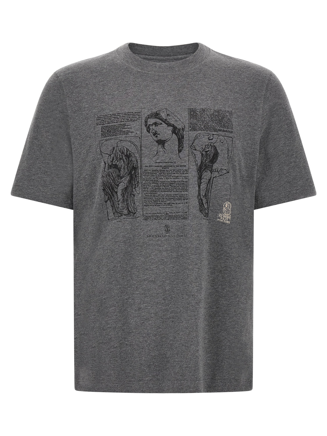 Gray Cotton T-Shirt
