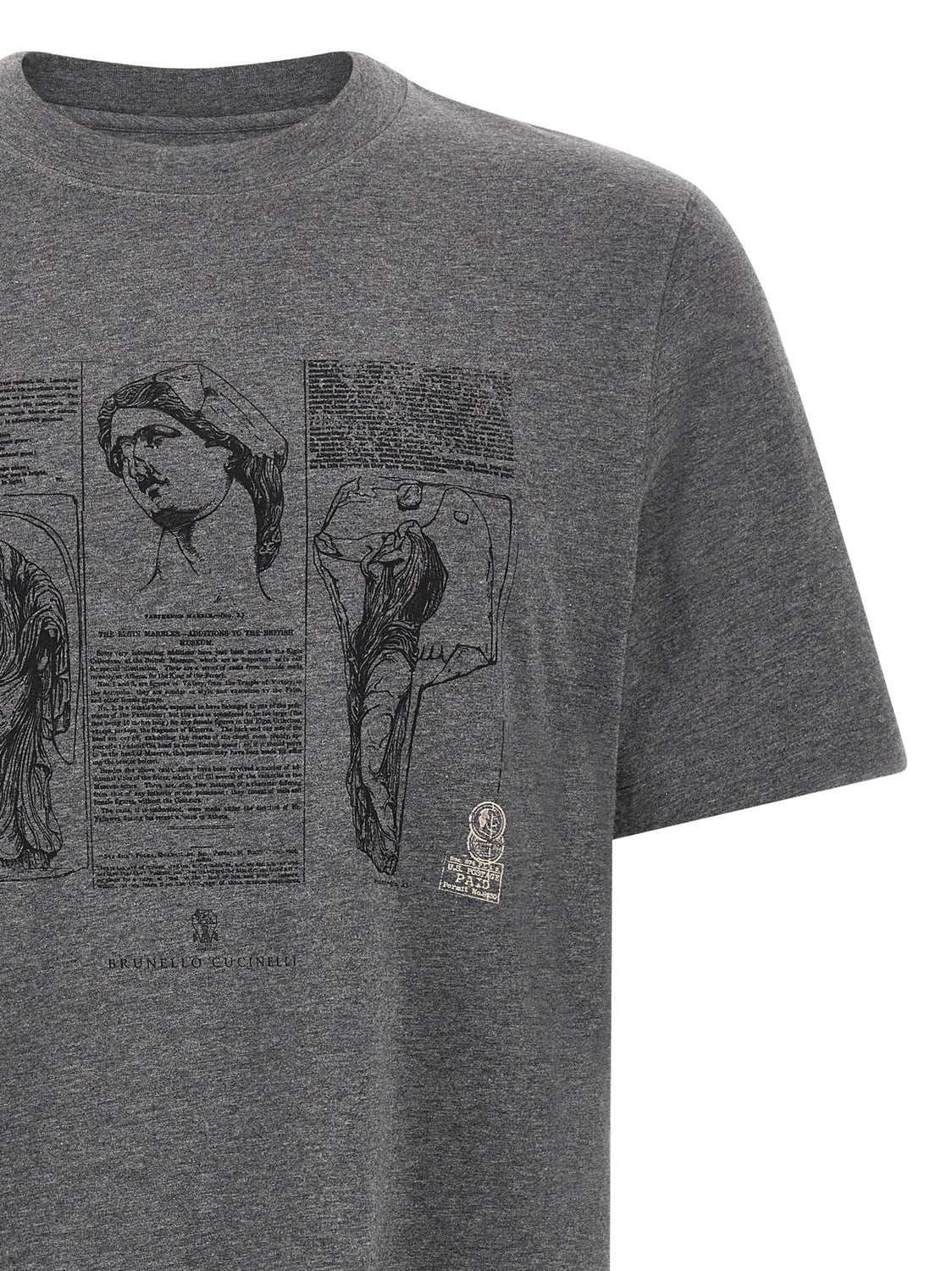 Gray Cotton T-Shirt