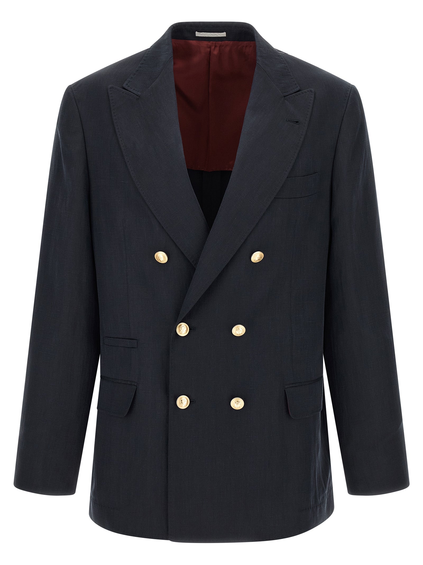 Blue Silk Blazer