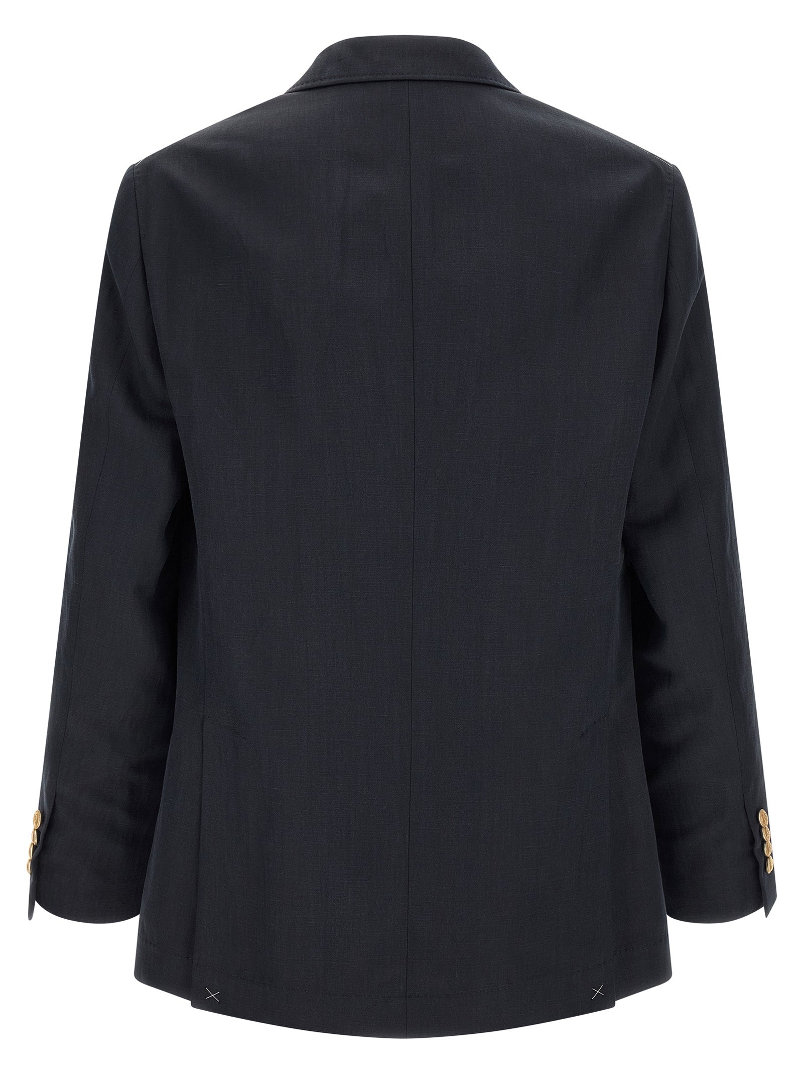 Blue Silk Blazer