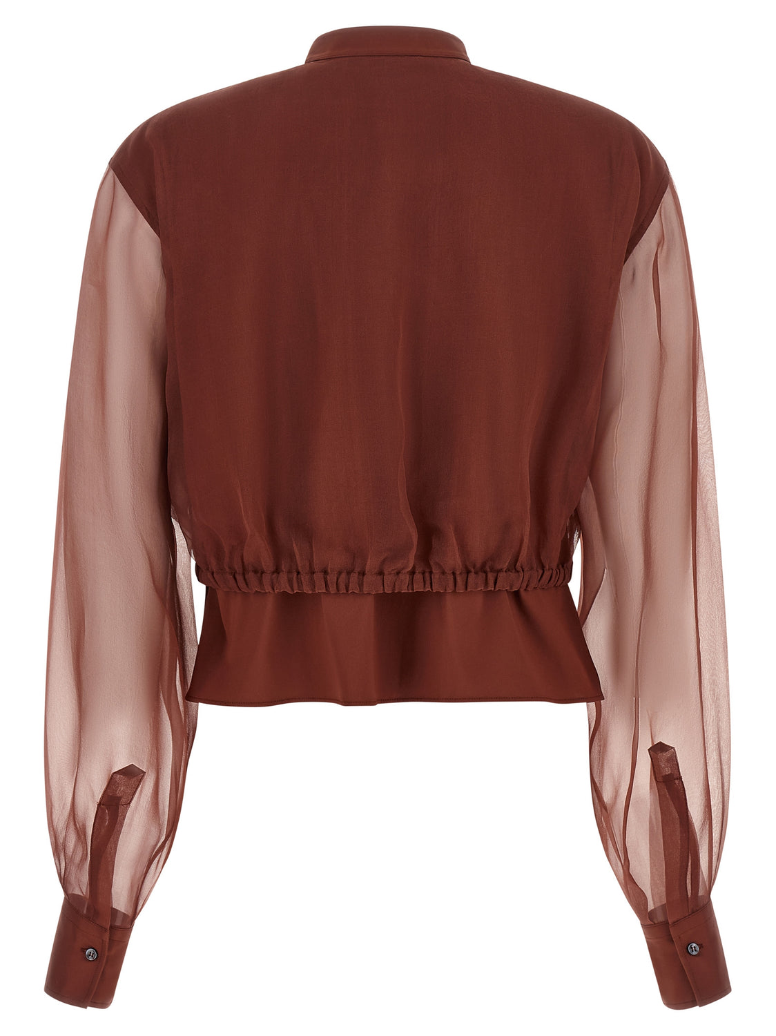 Brown Cotton Blouse