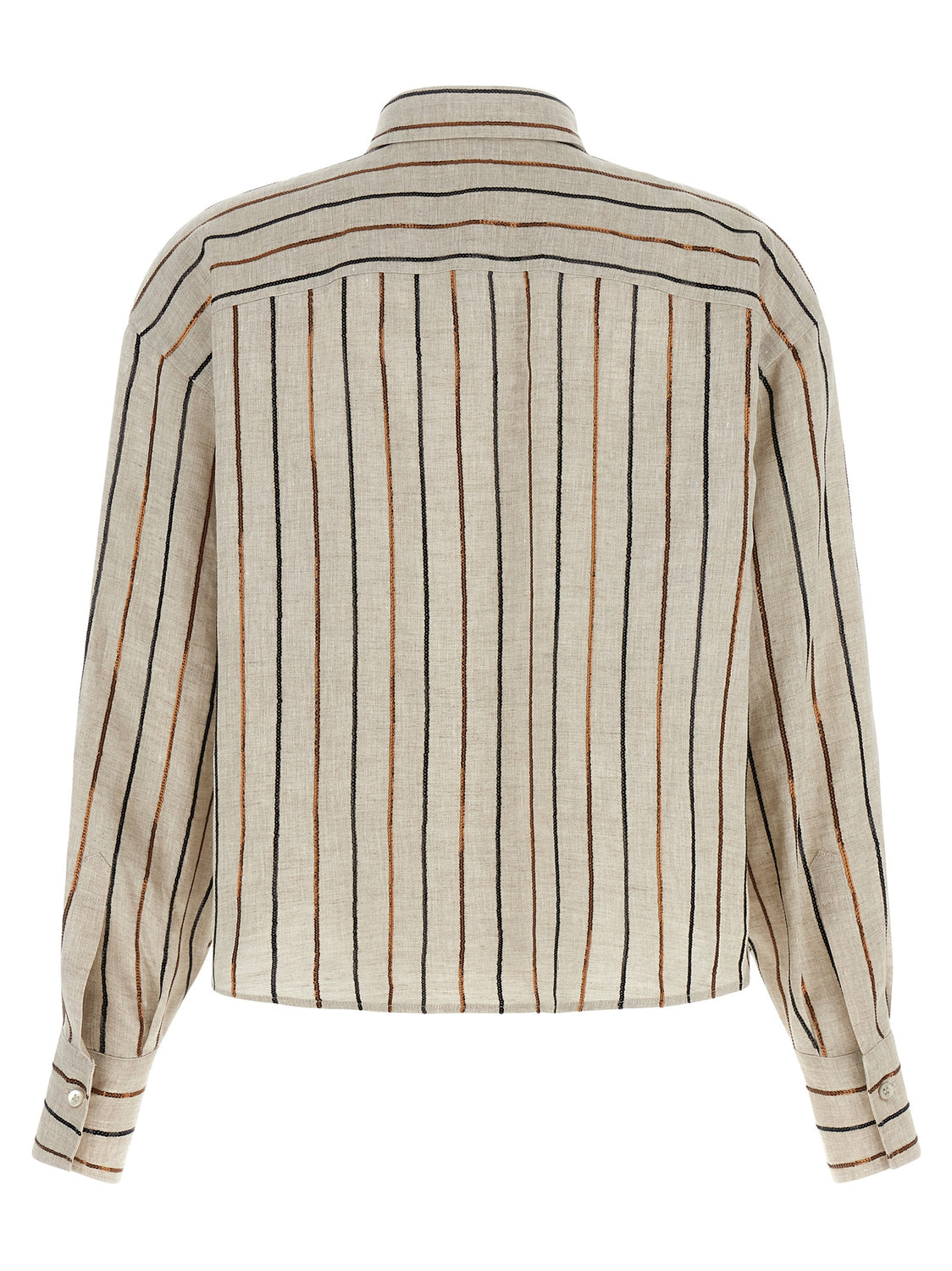 Beige Linen Blouse