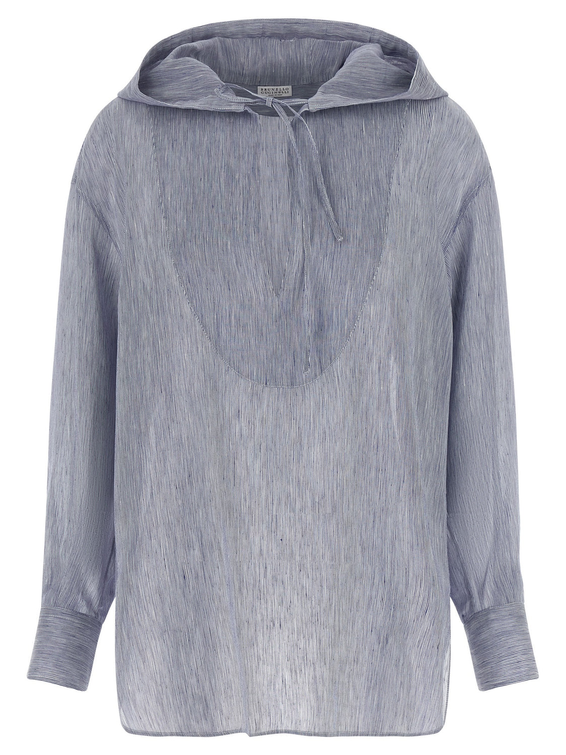 Blue Linen Blouse