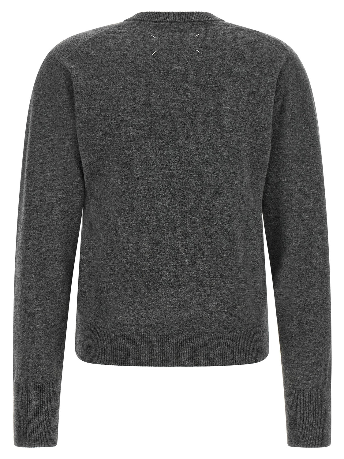 Gray Virgin Wool Cardigan
