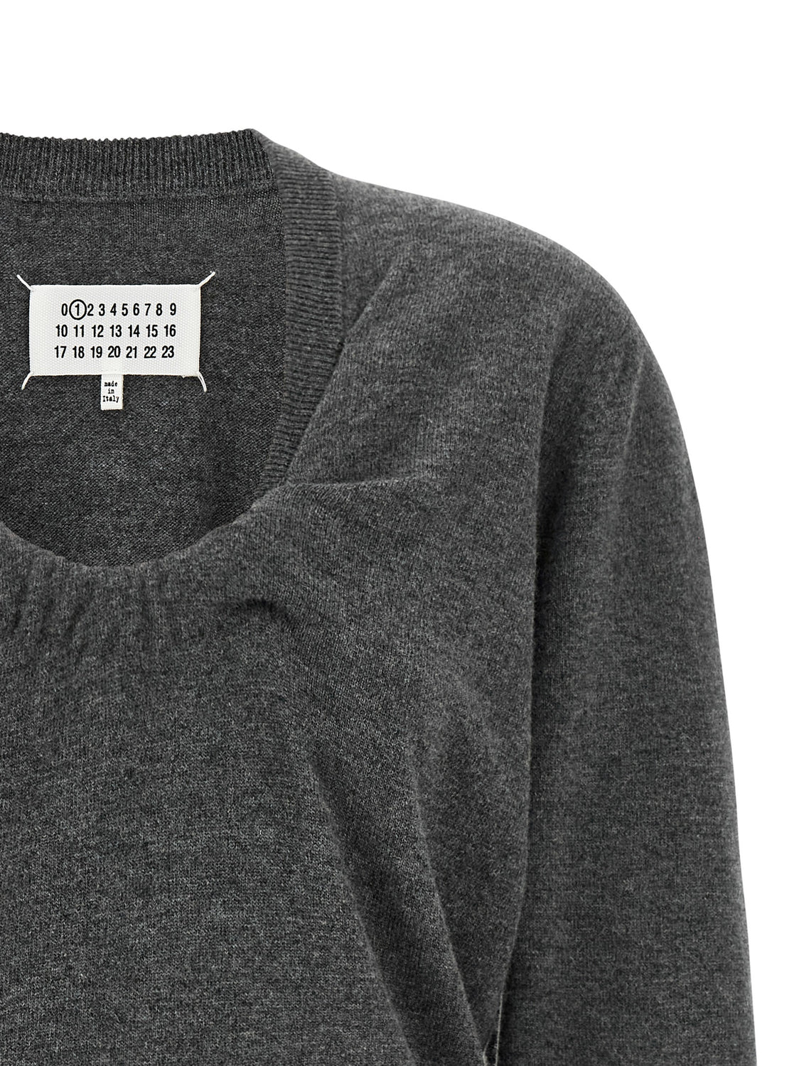 Gray Virgin Wool Cardigan