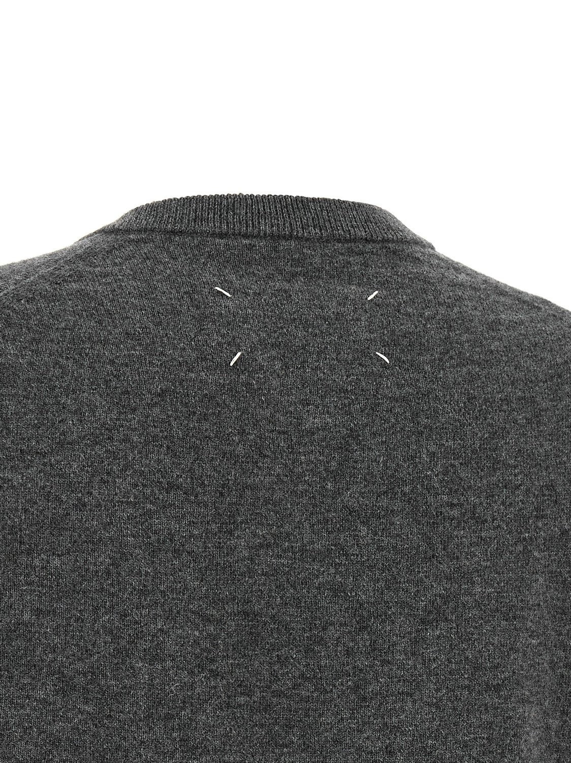 Gray Virgin Wool Cardigan