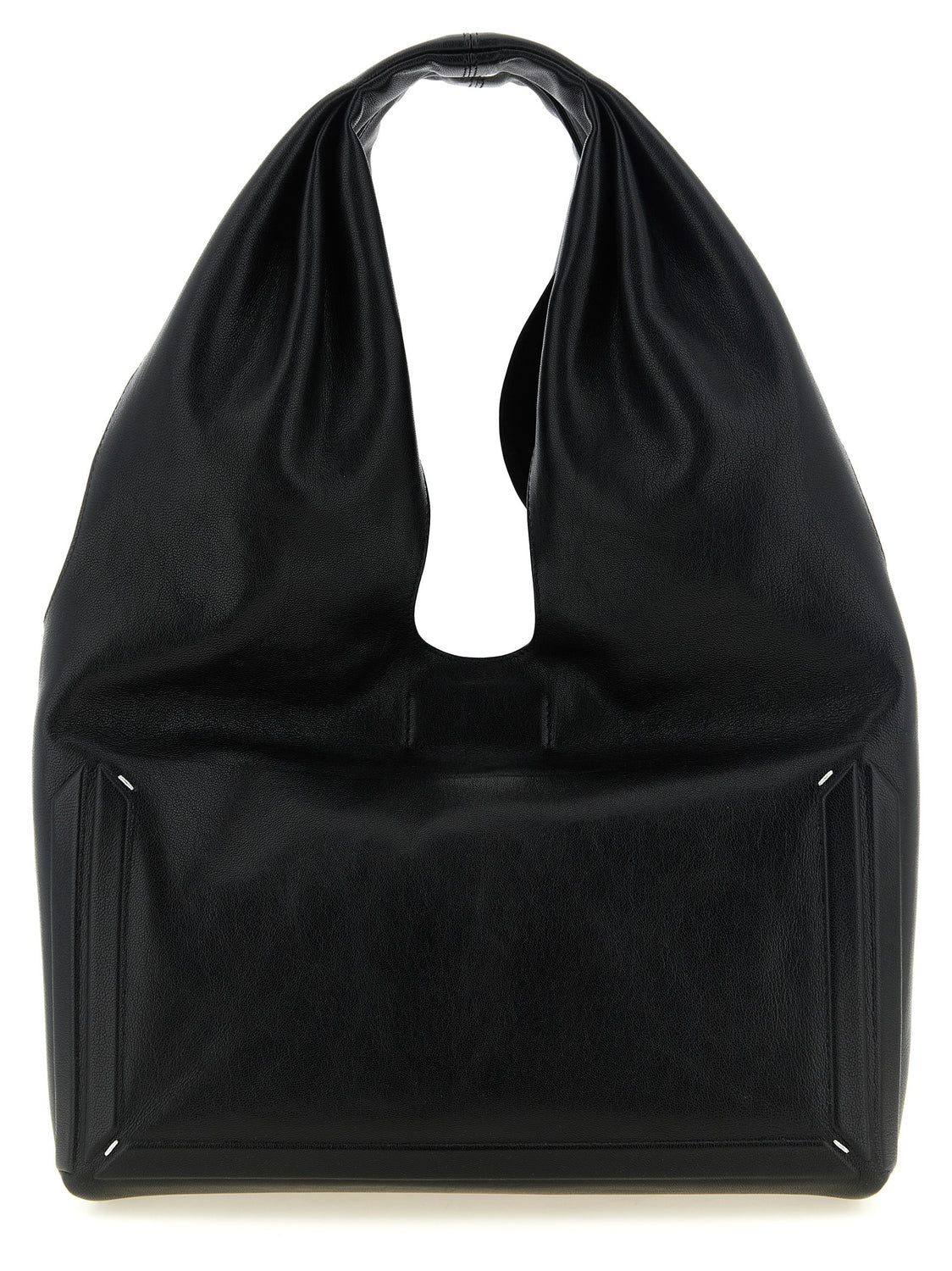 Black Lamb Leather Shoulder Bag