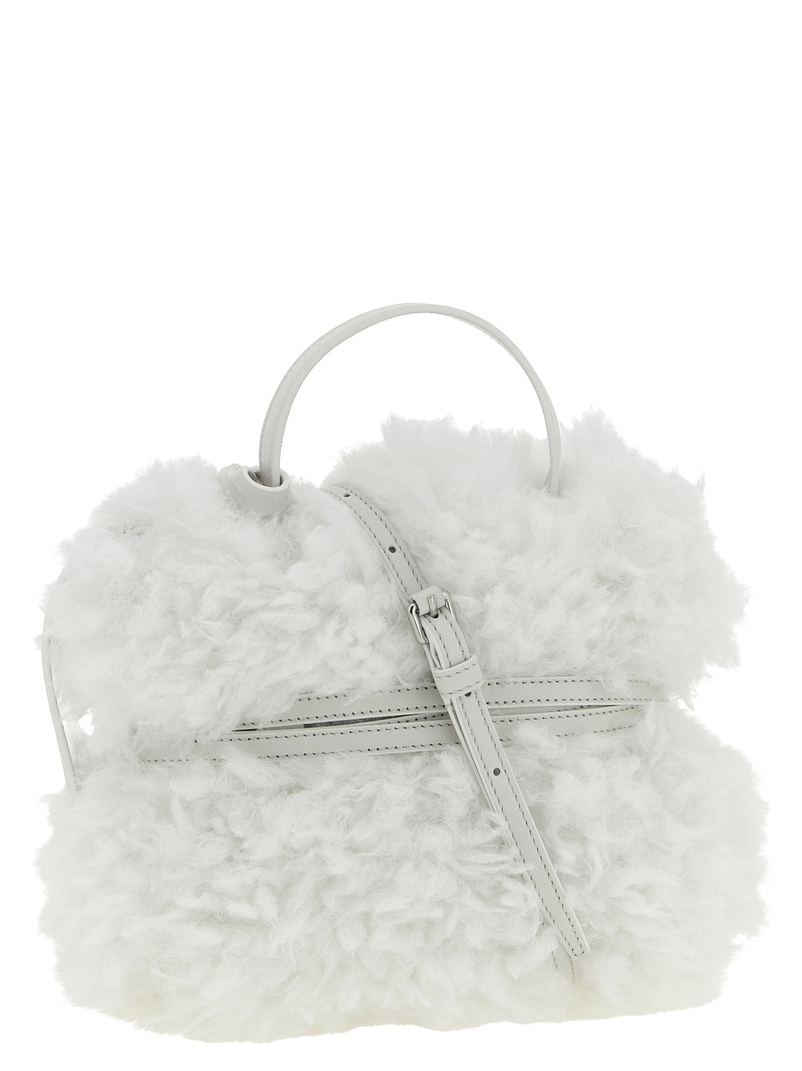 White Leather Handbag