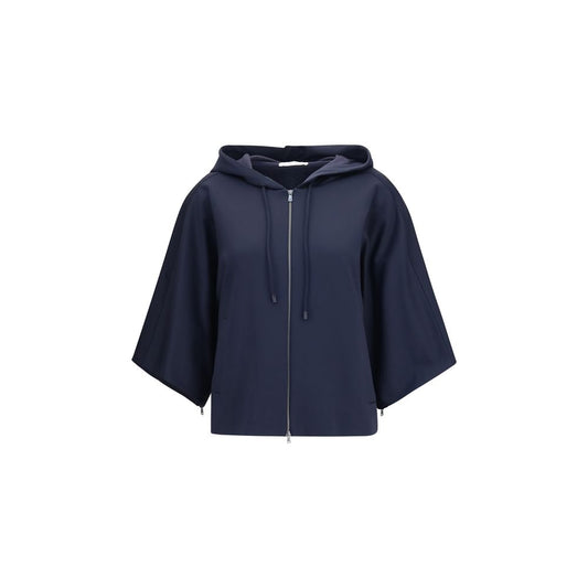 Blue Polyamide Sweatshirt