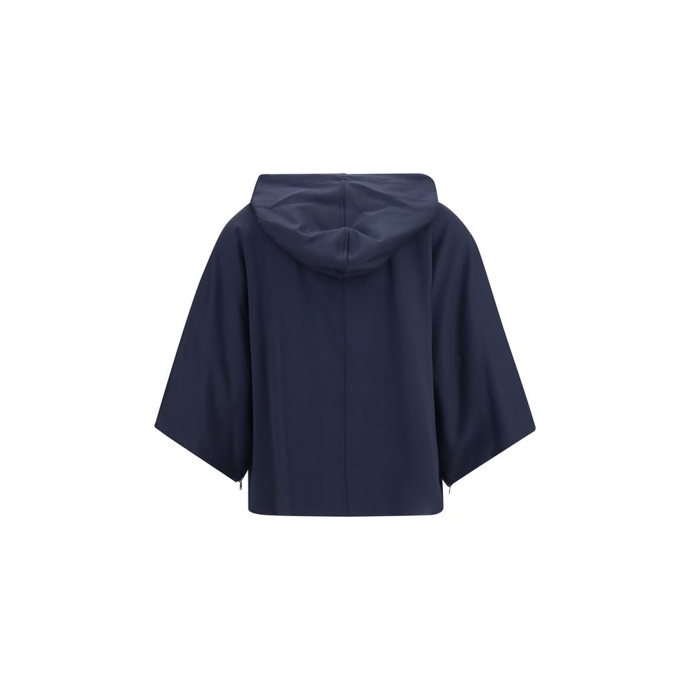 Blue Polyamide Sweatshirt