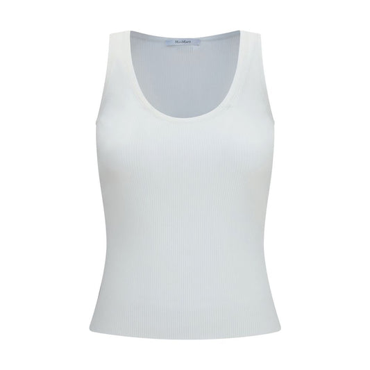 White Viscose Tank Tops