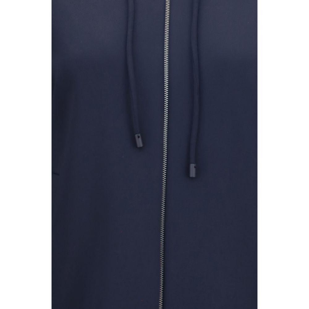 Blue Polyamide Sweatshirt