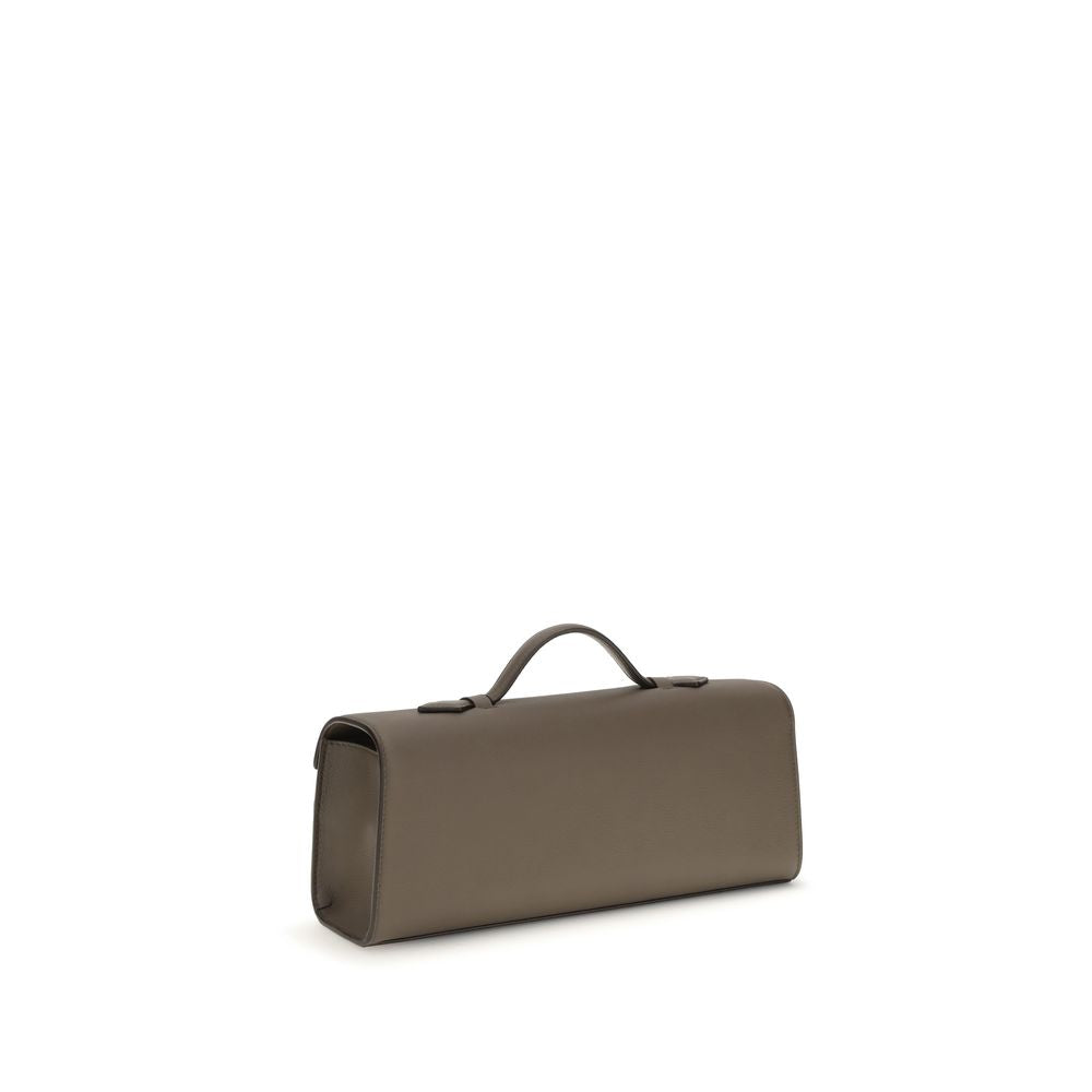 Brown Calf Leather Bos Taurus Clutch Bag