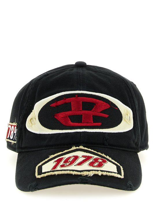 Black Cotton Cap (Baseball Hat)
