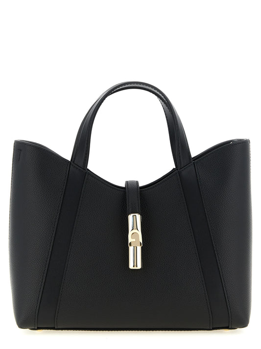 Black Calfskin Tote Bag