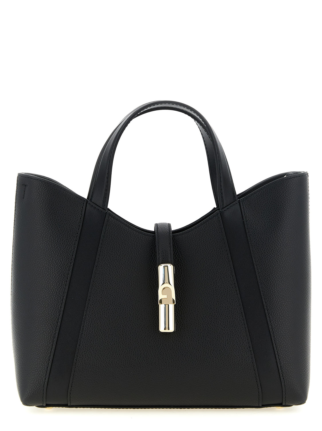 Black Calfskin Tote Bag
