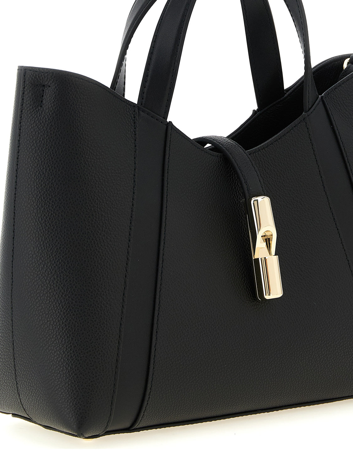 Black Calfskin Tote Bag