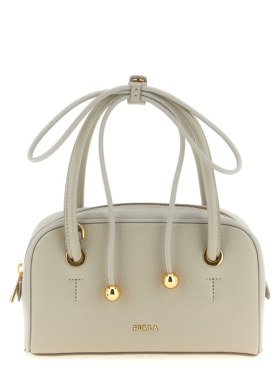 Gray Calfskin Handbag