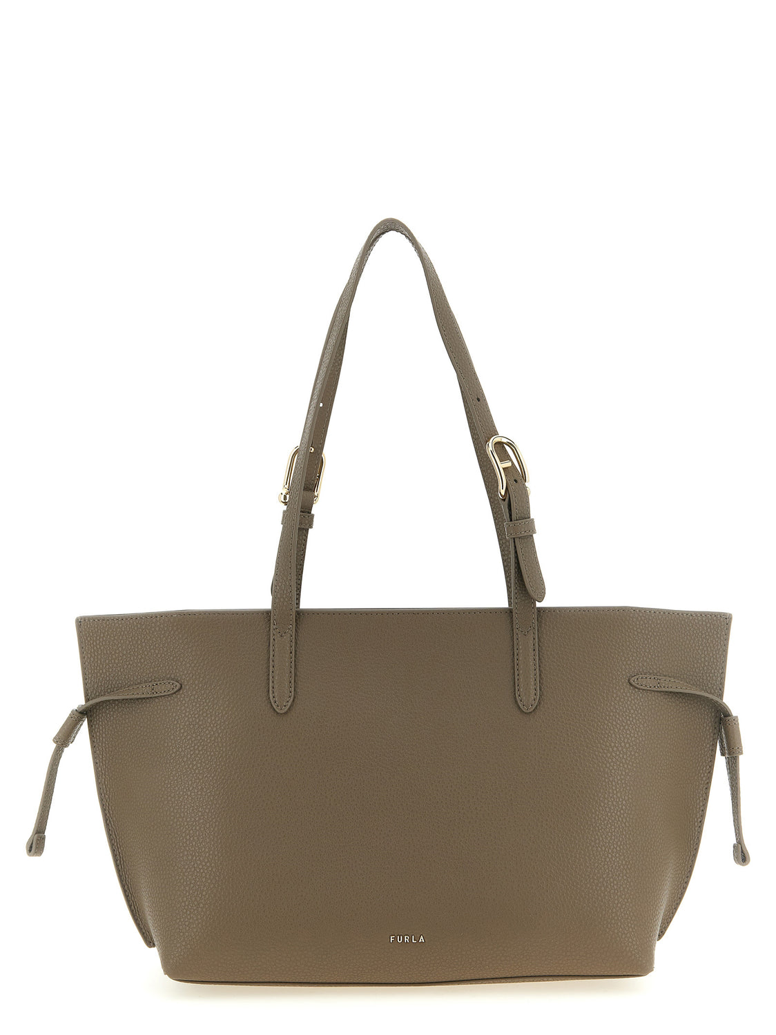Gray Calfskin Tote Bag