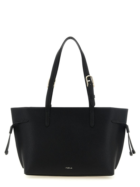 Black Calfskin Tote Bag