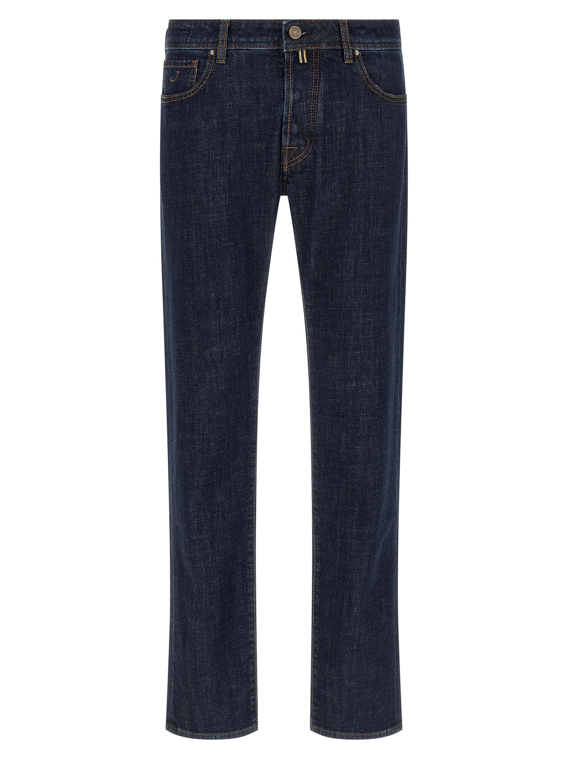 Blue Cotton Slim Fit Jeans