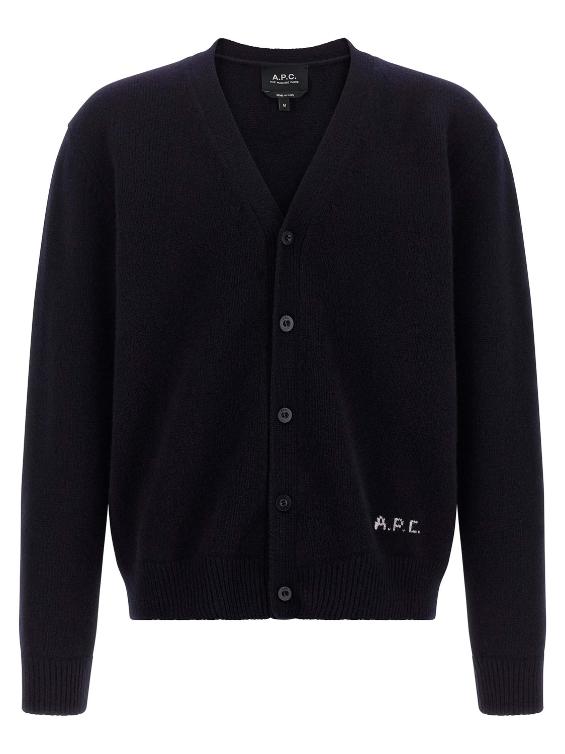 Blue Wool Cardigan