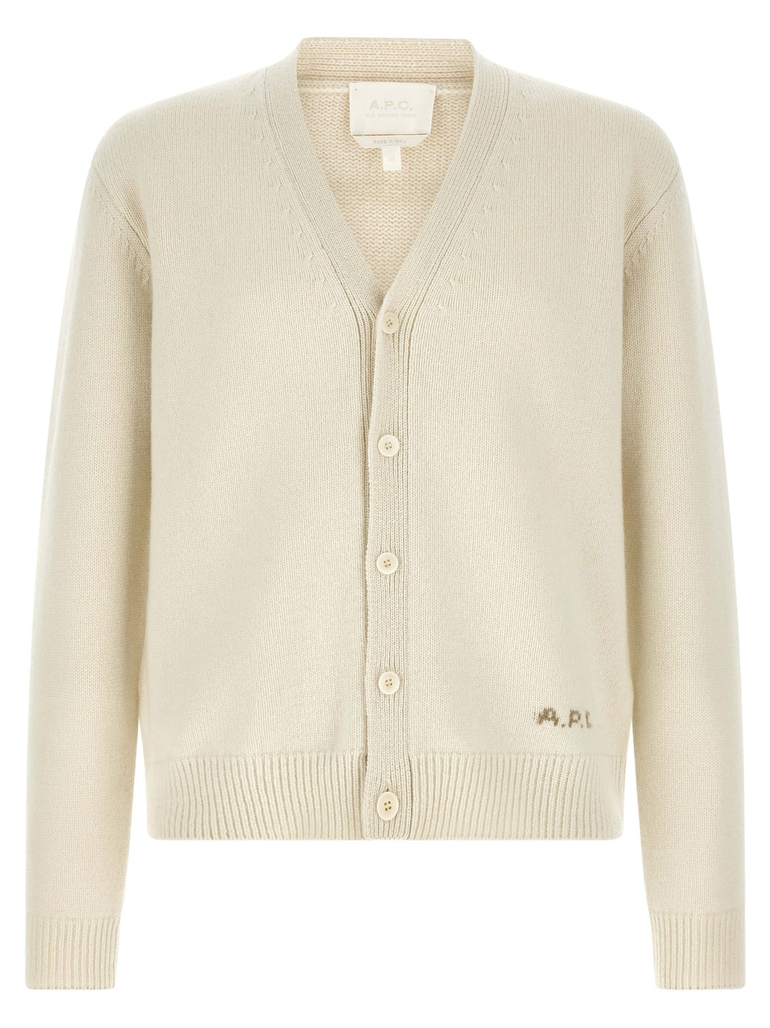 White Wool Cardigan