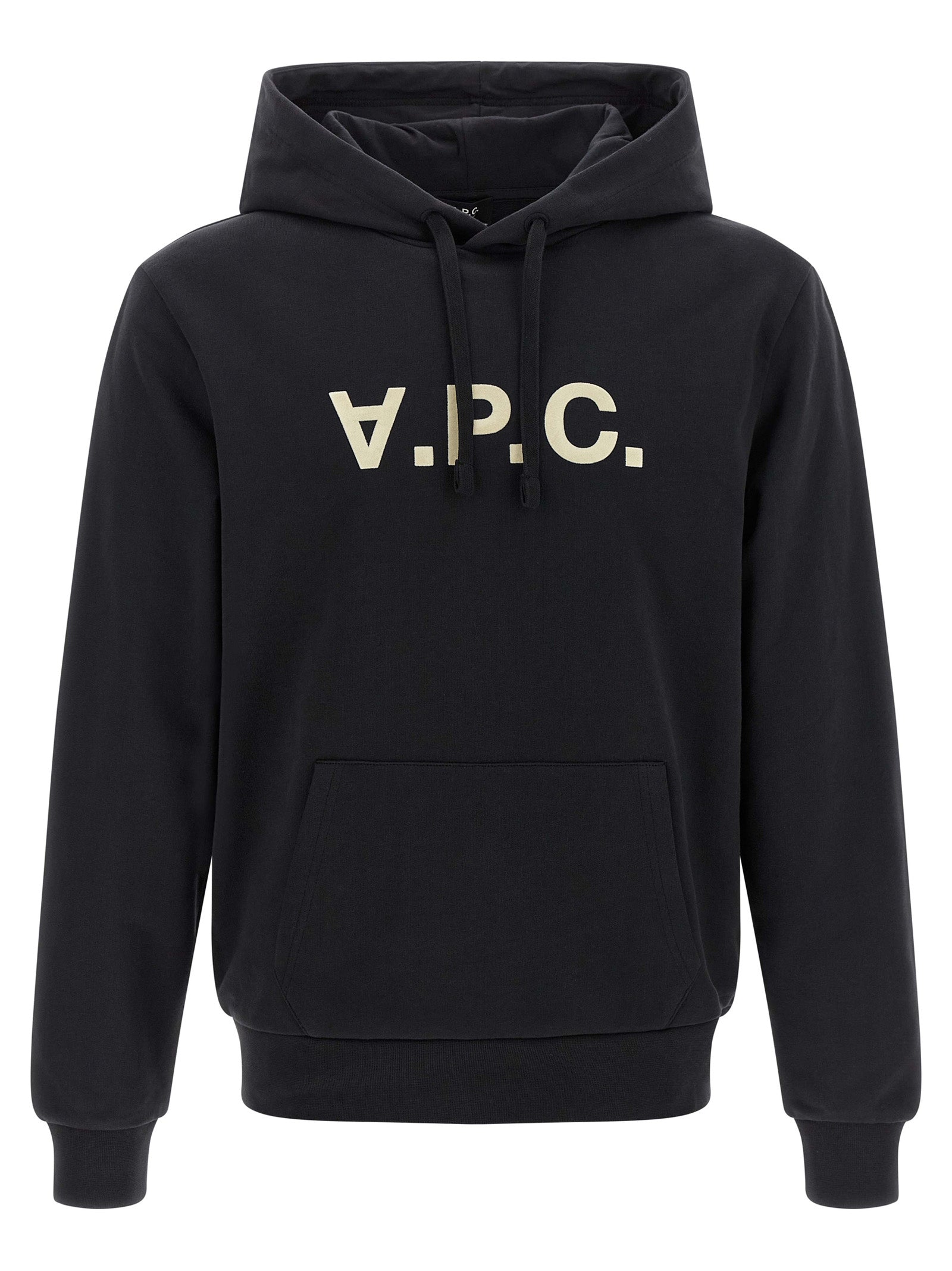 Black Cotton Hoodie