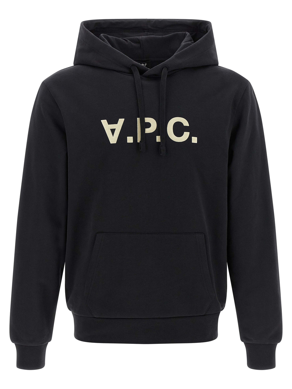 Black Cotton Hoodie
