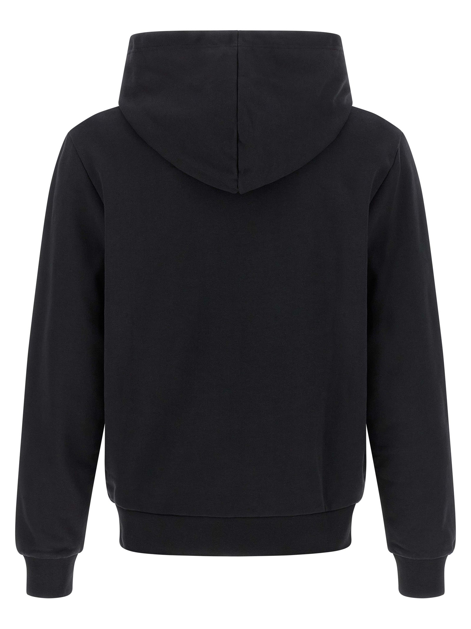 Black Cotton Hoodie