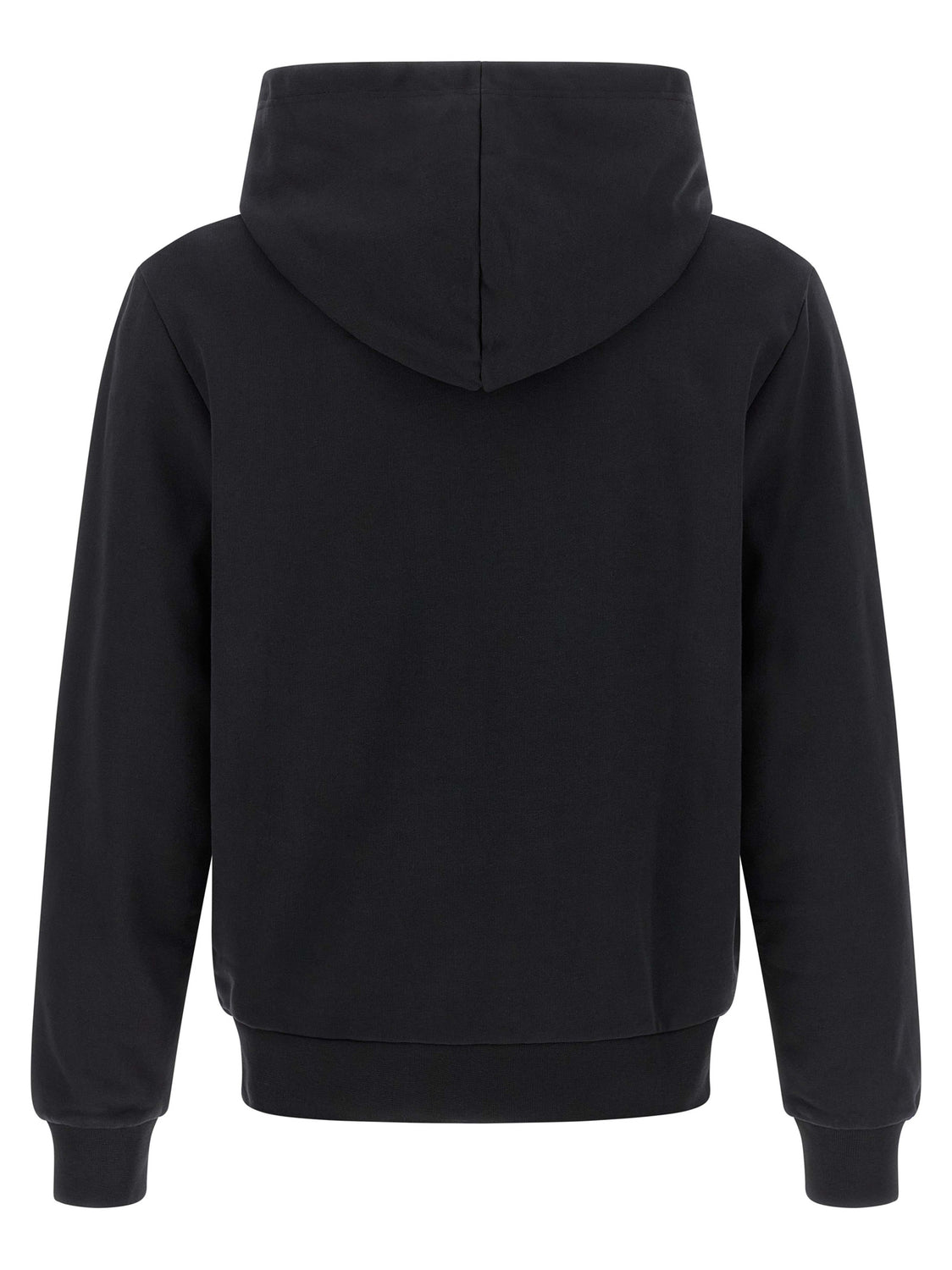 Black Cotton Hoodie