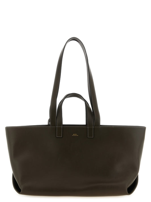 Brown Cowhide Tote Bag