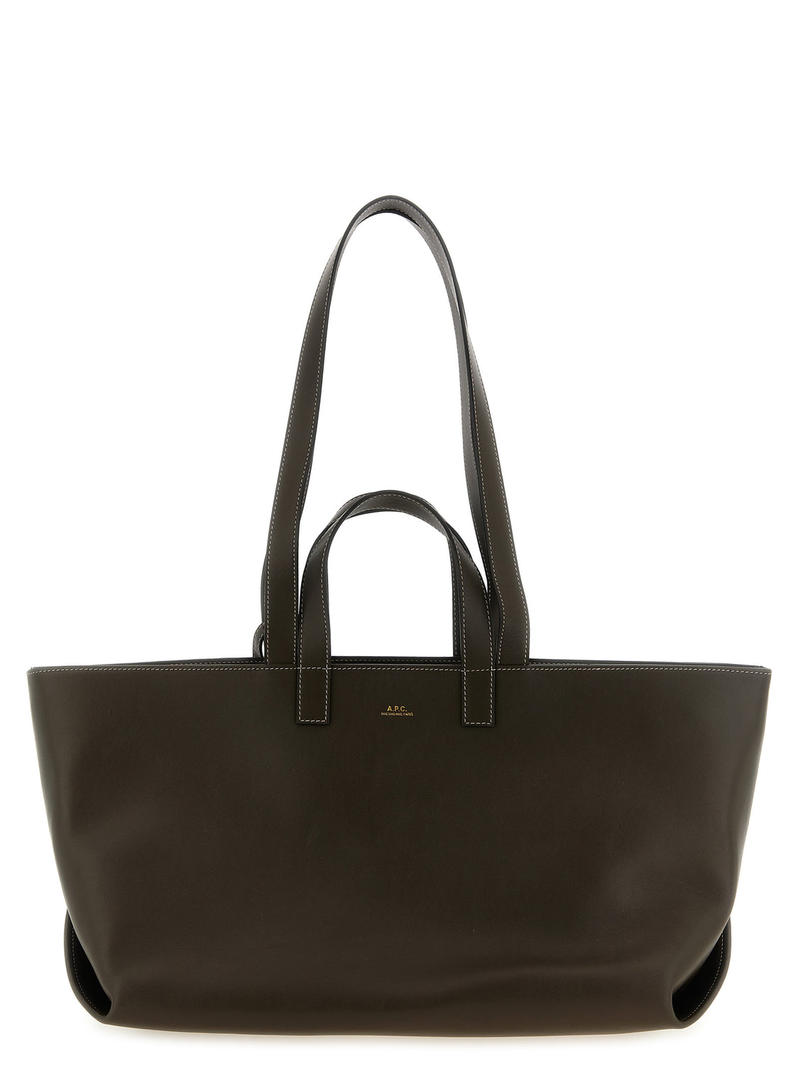 Brown Cowhide Tote Bag