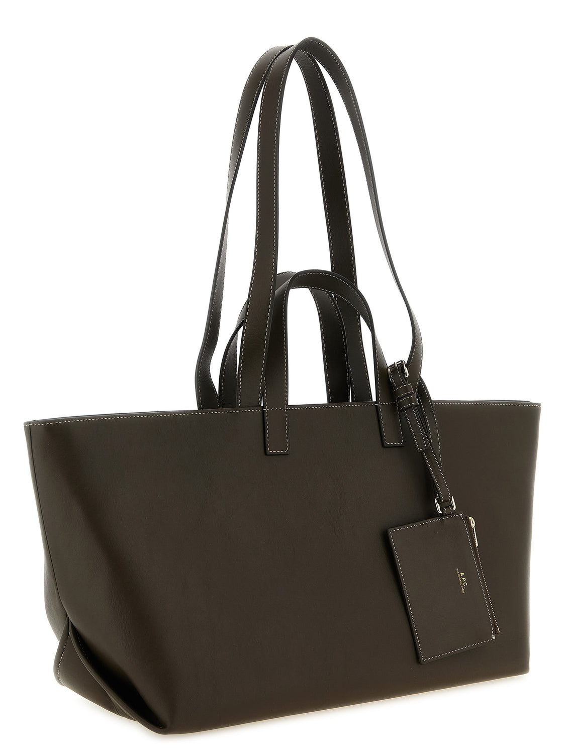 Brown Cowhide Tote Bag