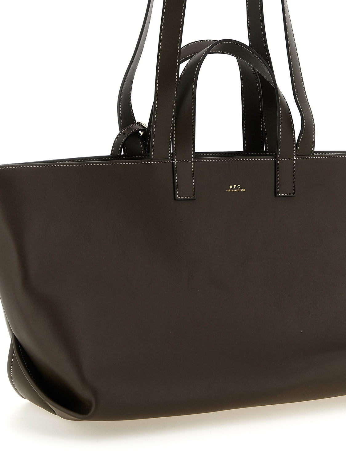 Brown Cowhide Tote Bag