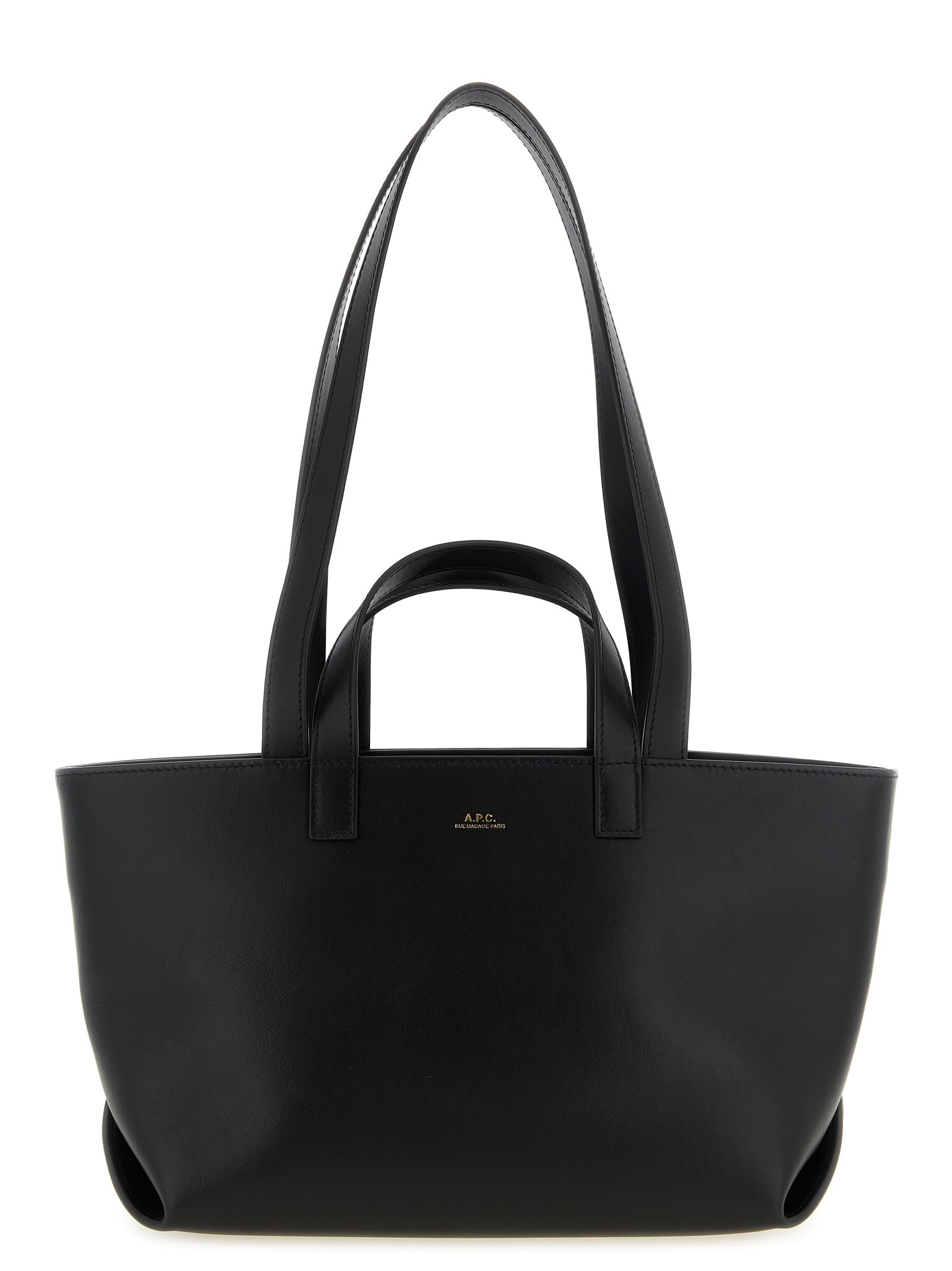 Black Cowhide Tote Bag
