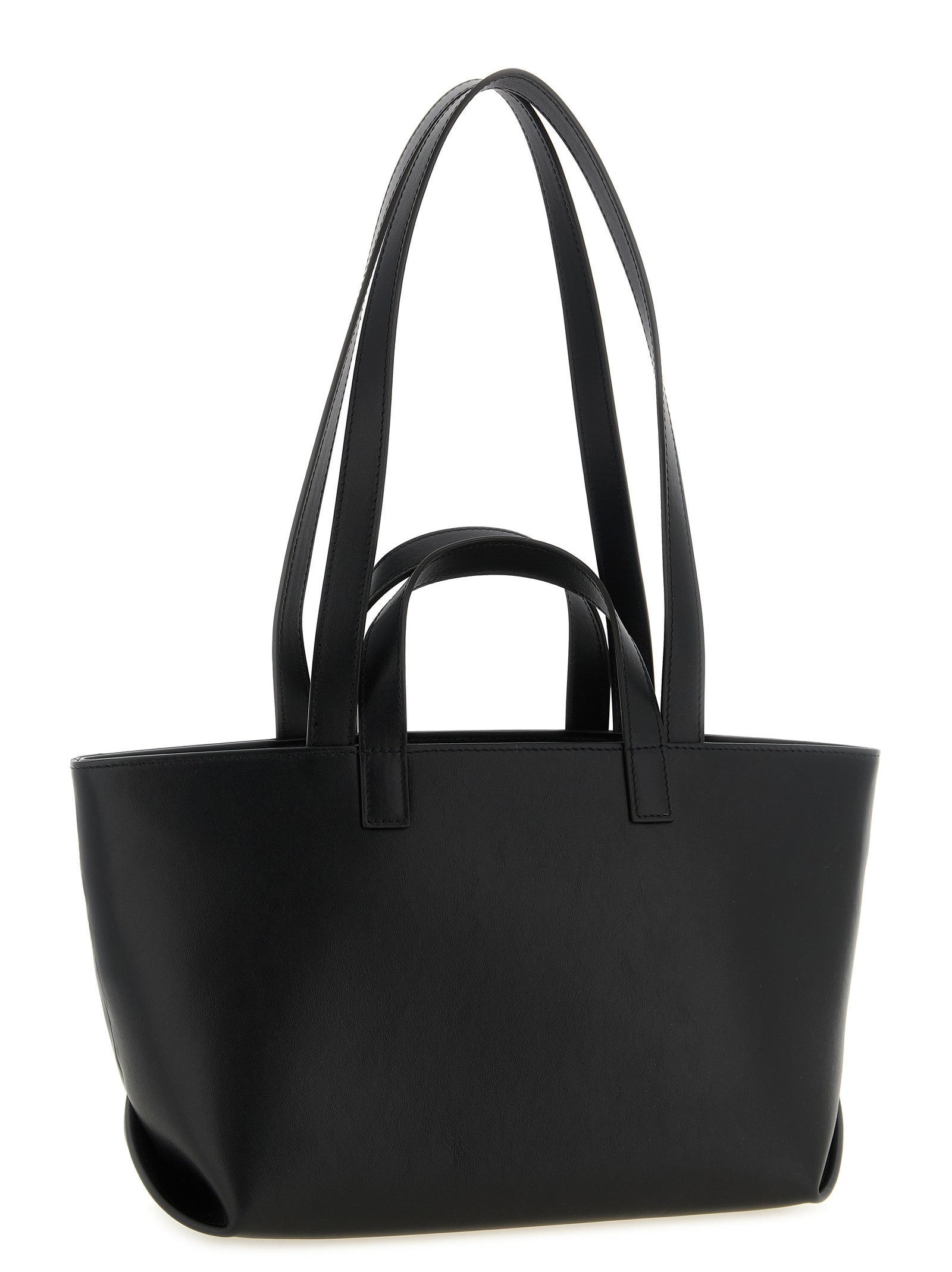 Black Cowhide Tote Bag