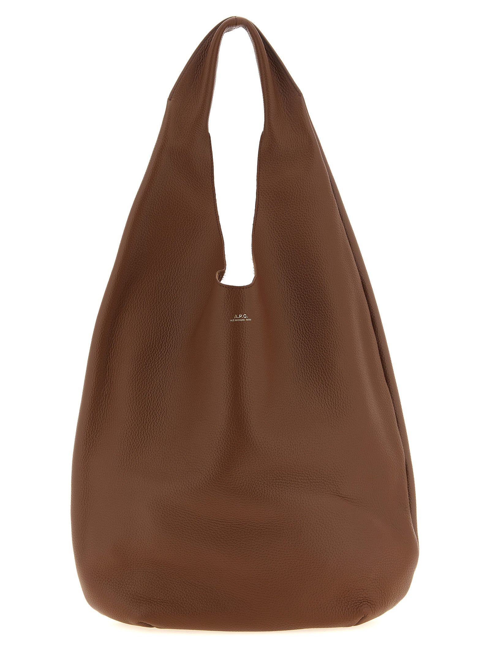 Brown Cowhide Shoulder Bag