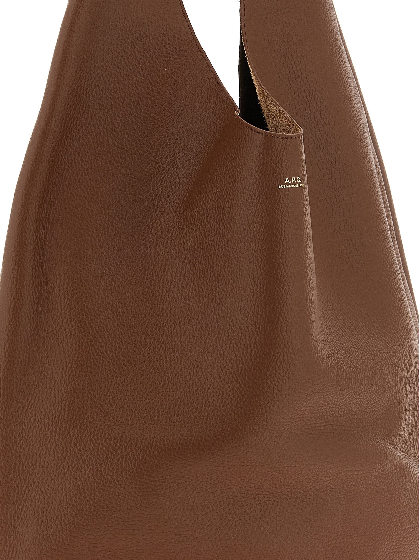 Brown Cowhide Shoulder Bag