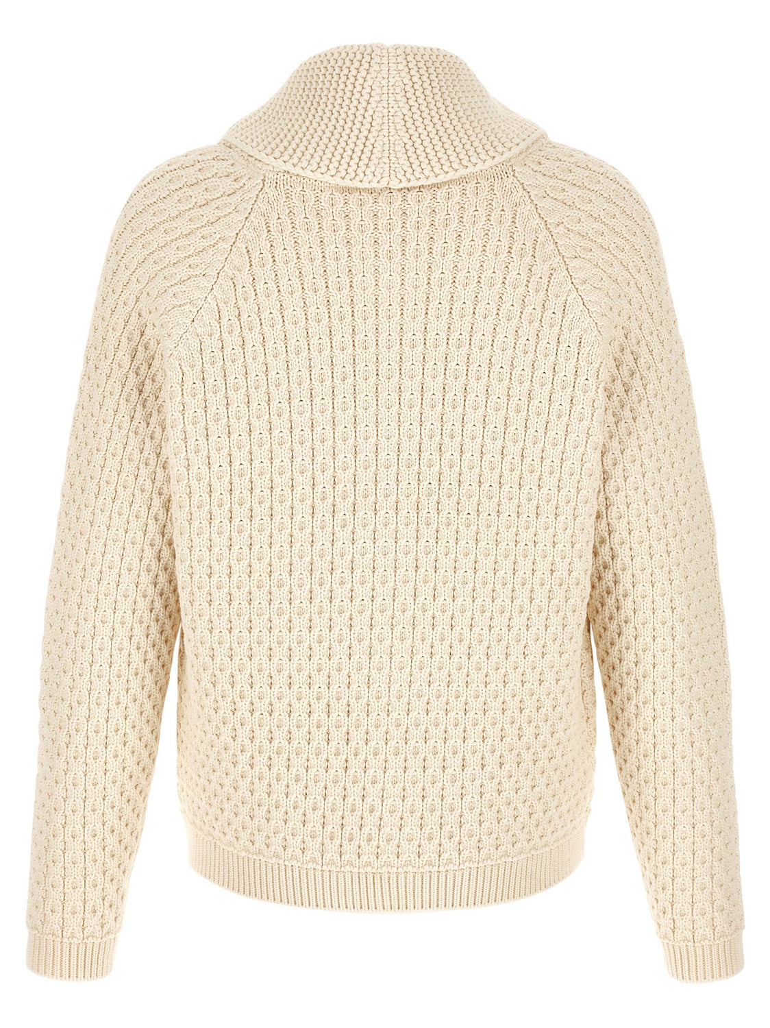 White Cotton Cardigan