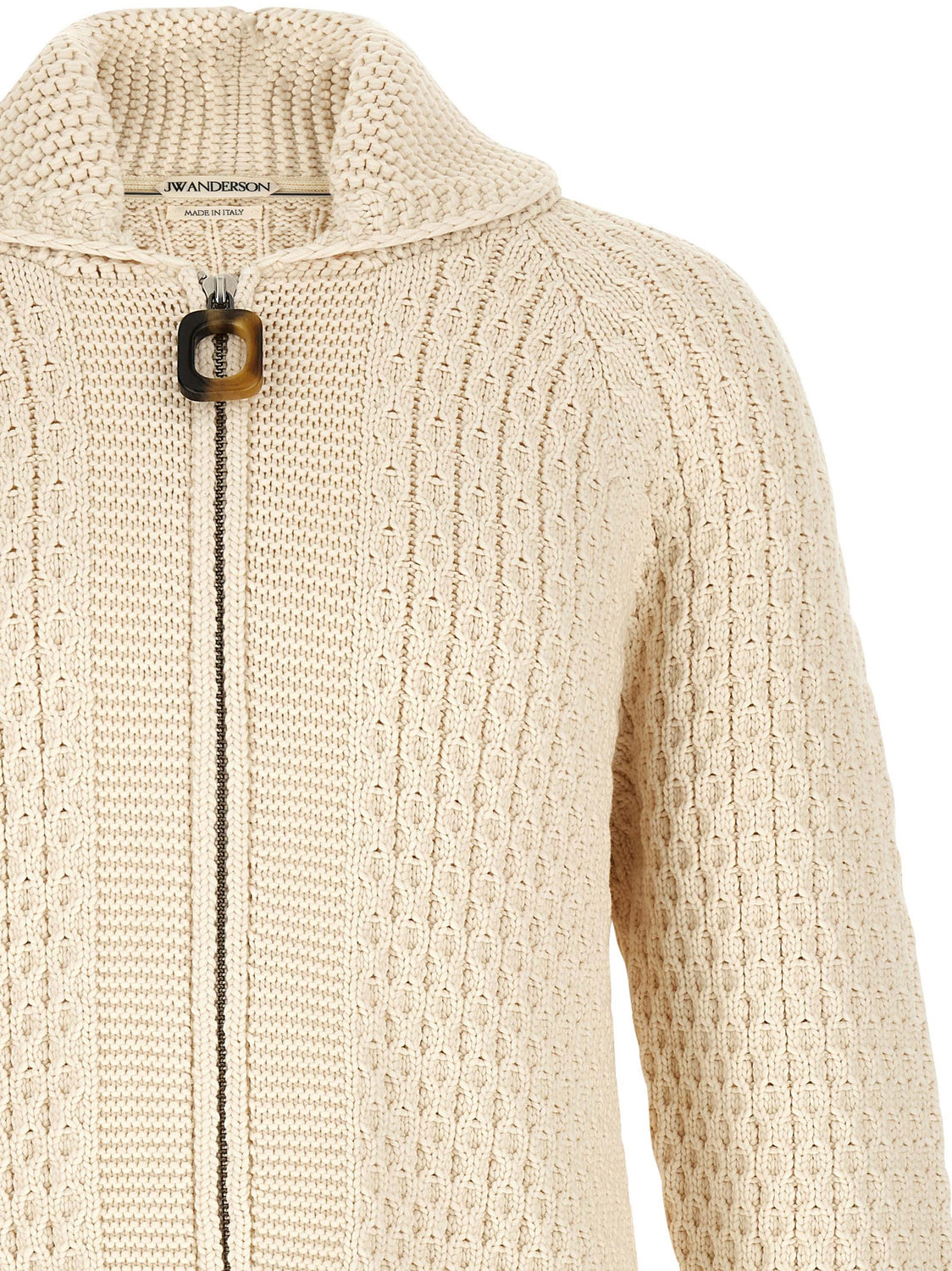 White Cotton Cardigan