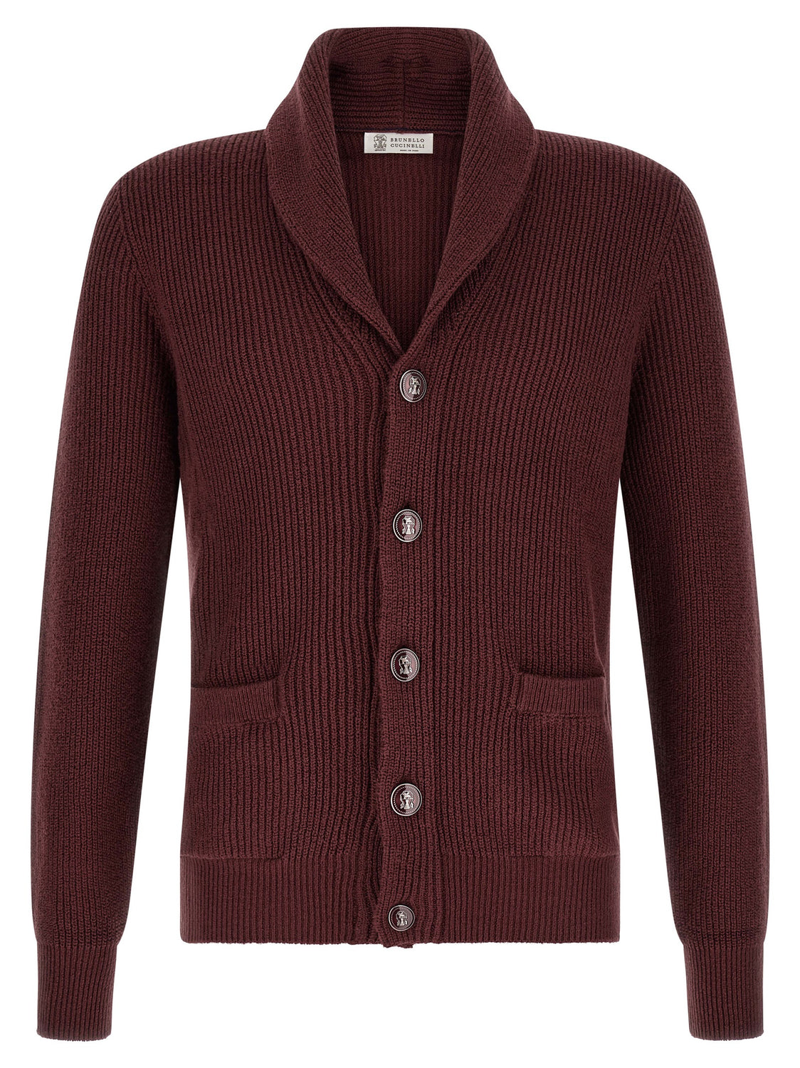 Bordeaux Cotton Cardigan