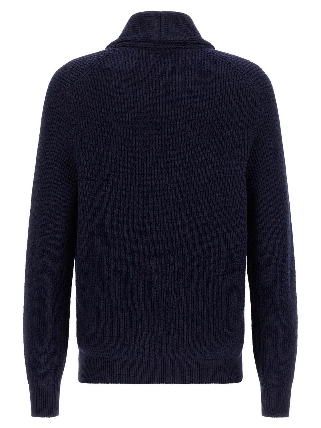Blue Cotton Cardigan