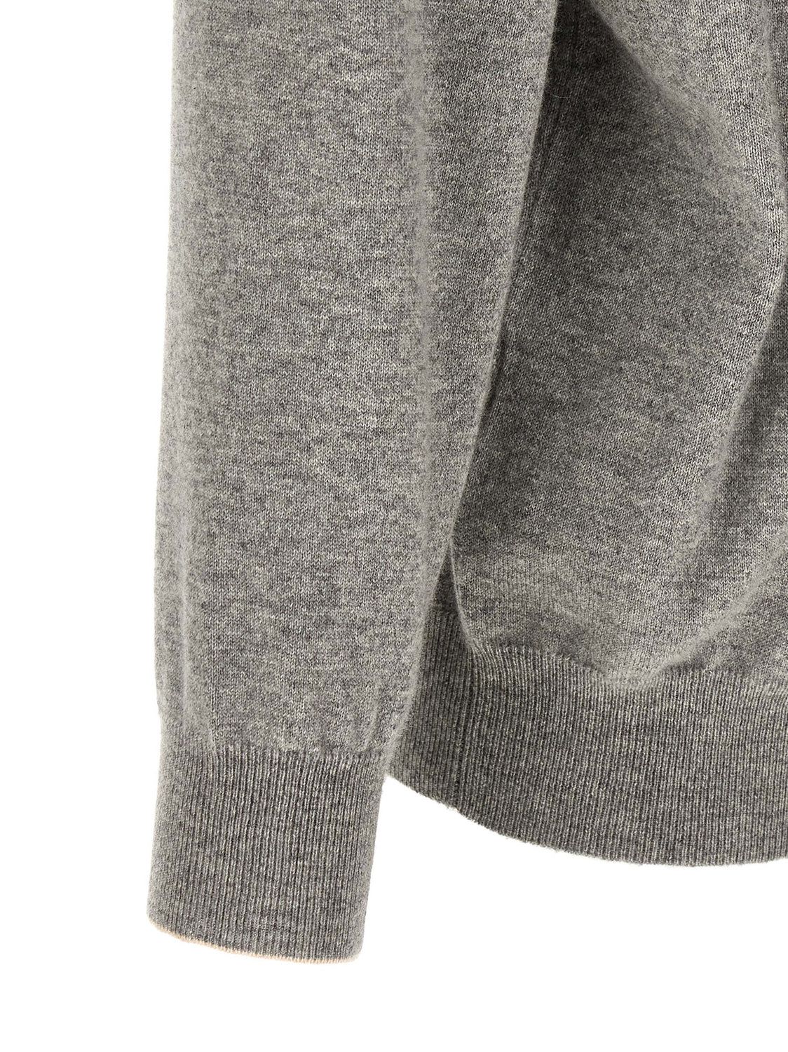 Gray Cashmere Cardigan