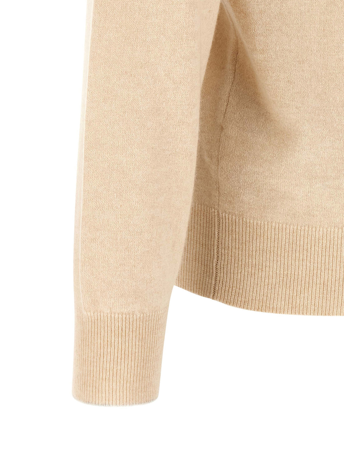 Beige Cashmere Polo Shirt