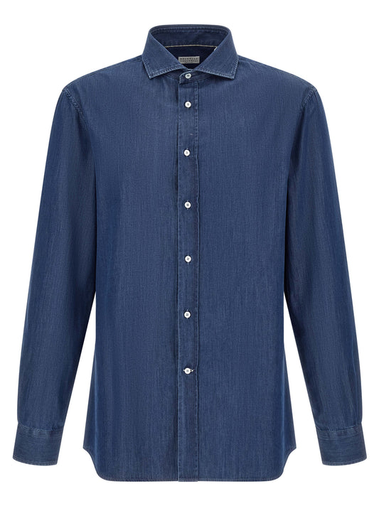 Blue Cotton Blouse